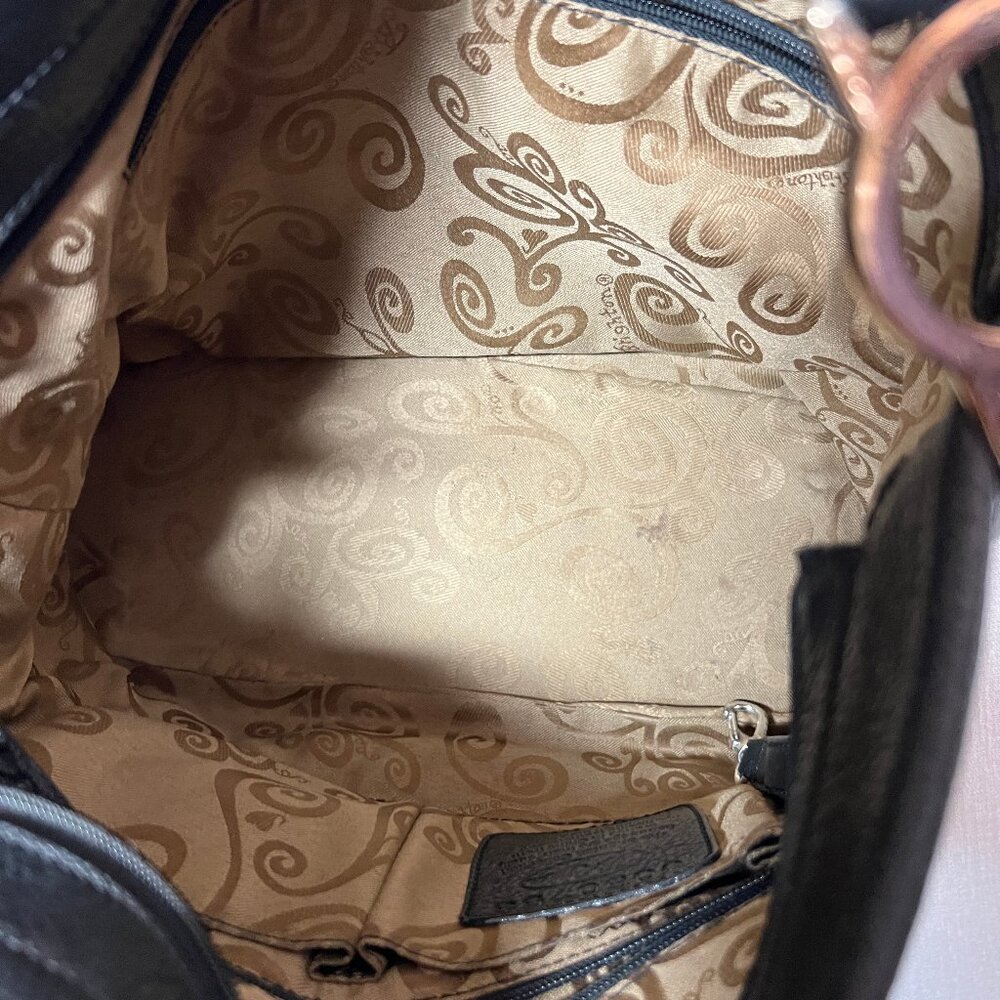 Brighton Black Patchwork Shoulder Bag - image 5